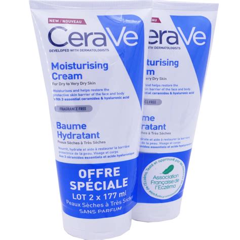 CERAVE BAUME HYDRATANT 2 X 177 ML PEAUX SECHES