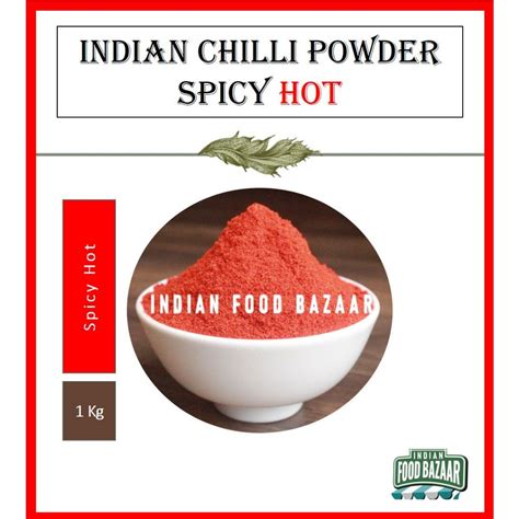 Kg Indian Red Chilli Powder Spicy Hot Very Spicy Indian Chili Powder Kg Shopee Malaysia