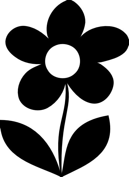 Flower Silhouette Clip Art