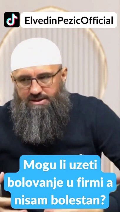 Pezi Da Li Je Grijeh Uzeti Bolovanje Ako Nisam Bolestan Video