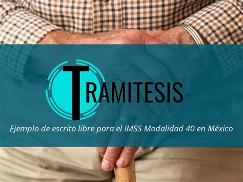 Ejemplo De Escrito Libre Para El Imss Modalidad 40 En México Tramitesis