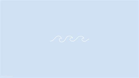 Download Cute Simple White Line Wave Aesthetic Desktop Wallpaper ...