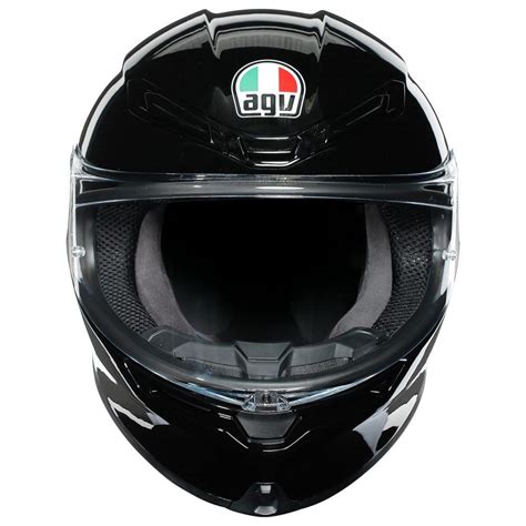 Agv K Solid Mplk Full Face Helmet Black Motardinn