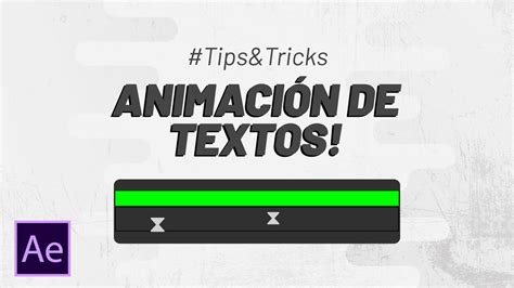 Animaci N De Textos Simple Tips And Tricks Tutorial After Effects