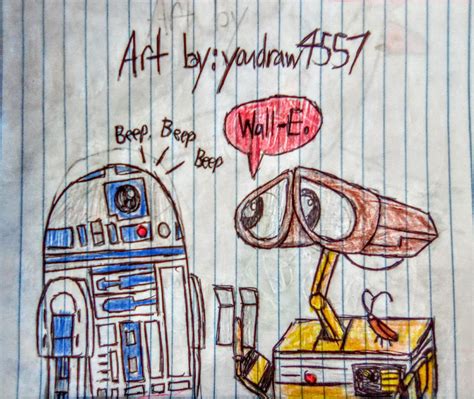 Wall E Meets R2 D2 By Youdraw4557 On Deviantart