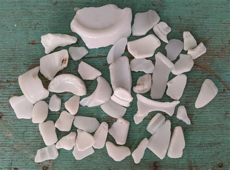 Beach Glass Genuine Beach Glass Lake Erie Beach Glass Milk Glass