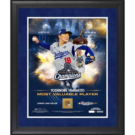 Yoshinobu Yamamoto Los Angeles Dodgers Fanatics Authentic 2025 World