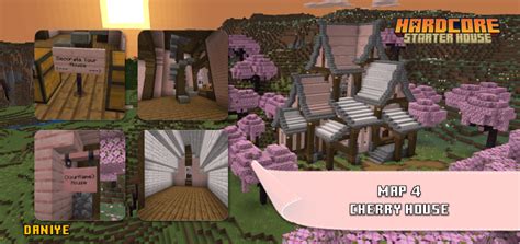 Hardcore Starter House Bedrock Edition Minecraft Bedrock Maps
