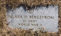 Palmer O Bergstrom M Morial Find A Grave