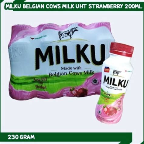 Jual Susu Milku Uht Botol With Belgian Cows Milk Uk Ml Coklat Dan