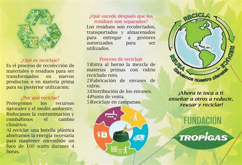 Triptico Cuidado Del Medio Ambiente Pdf Papel Residuos Sexiz Pix