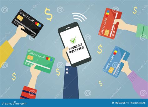 Cashless Payment Icon Set It Included Credit Card Debit Card Mobile