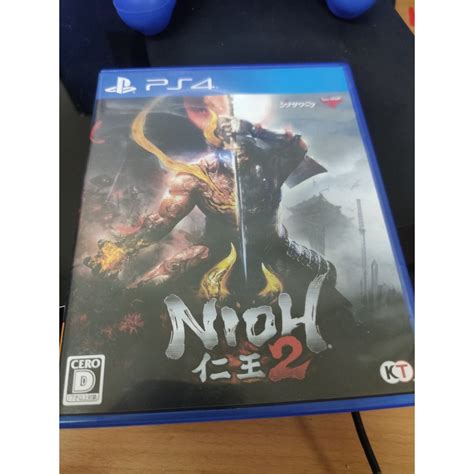 Ps4遊戲片 仁王2 仁王 Nioh 2 日版中文版 可面交 二手 蝦皮購物