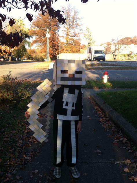 Skeleton Minecraft Costume