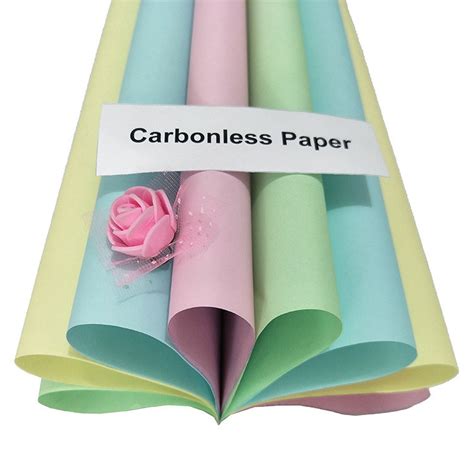 White Color 48 GSM NCR Carbonless Self Copy Paper China Carbonless