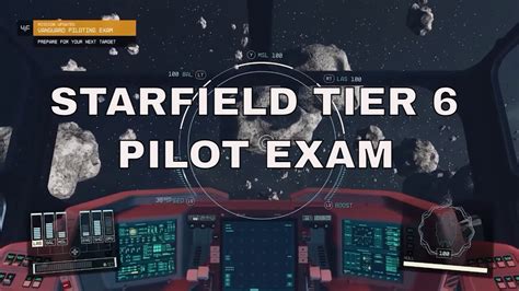 Starfield Tier Pilot Exam Youtube