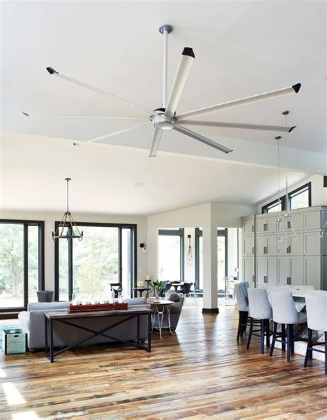 Essence Large Silver Balck Fans Big Ass Fans Australia