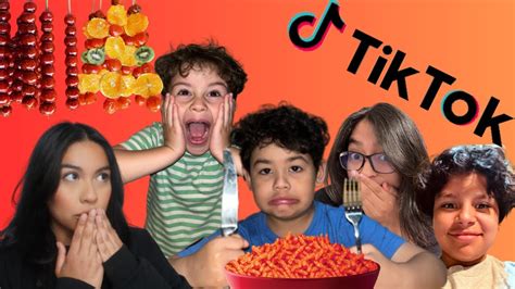 Trying Viral Tiktok Snacks Ft My Nephews And Niece Youtube