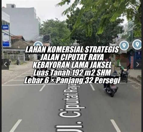 Lahan Komersial Strategis Di Jalan Ciputat Raya Kebayoran Lama