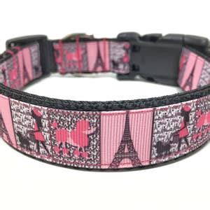 Poodles in Paris Eiffel Tower Girl Dog Collar Adjustable - Etsy