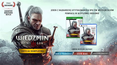 PlayStation Wiedźmin 3 Dziki Gon Edycja Kompletna Gry na