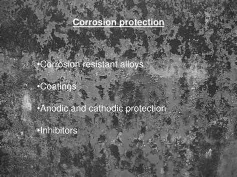 Ppt Corrosion Protection Powerpoint Presentation Free Download Id 9255345