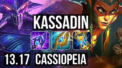 Kassadin Vs Cassiopeia Mid 21m Mastery 6 Solo Kills 1000 Games