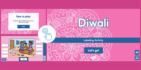 Diwali Interactive Labeling Activity Worksheet Twinkl