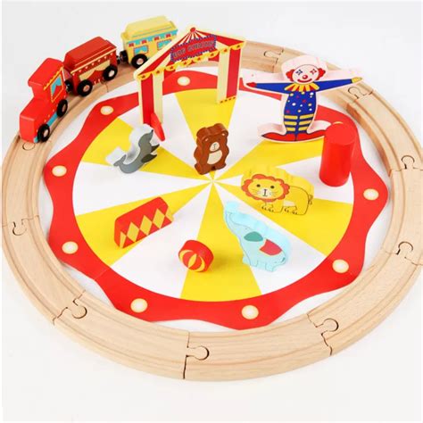 Wooden Circus Train Set - Talu Darling