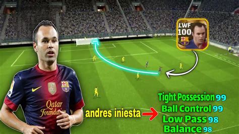 The Legend Of Andres Iniesta Efootball Review And Skill Card YouTube