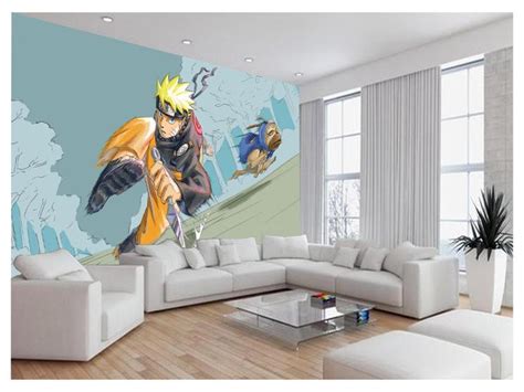 Papel De Parede Anime Naruto Mangá Desenho Art 3 5M Nrt21 Você Decora