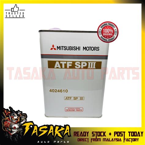 Original MITSUBISHI DIAQUEEN ATF SP 3 GENUINE ATF OIL 4 Litres