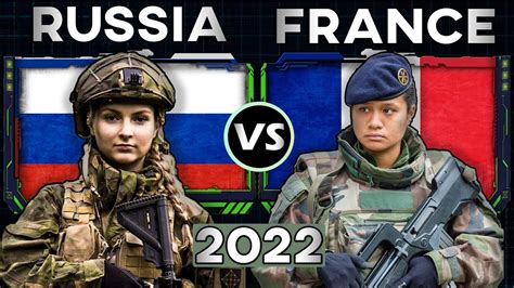 Russia Vs France Military Power Comparison 2022 YouTube