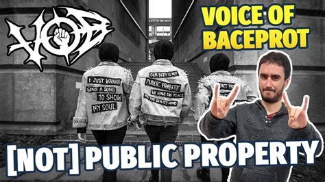 Voice Of Baceprot Not Public Property Reacci N Youtube