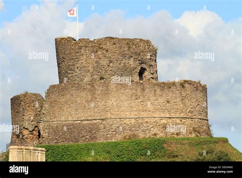 Launceston Castle, Cornwall, England, UK Stock Photo - Alamy