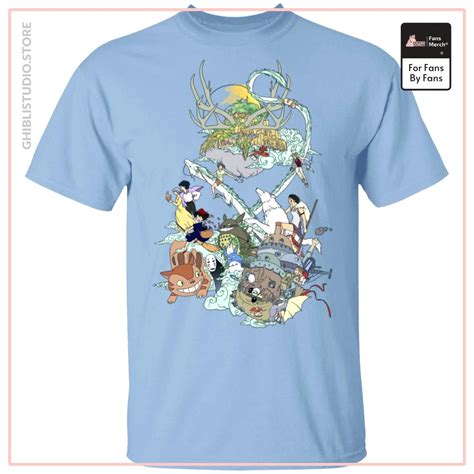 Ghibli Characters Color Collection T Shirt Ghibli Studio Store