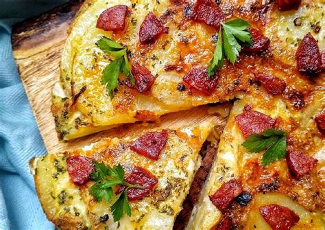 Spanish Omelette With Crispy Chorizo Recipe By Natalie Marten Windsor