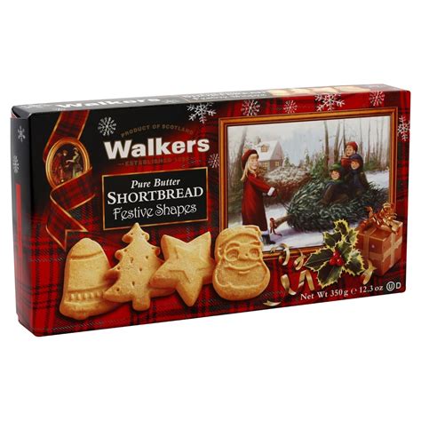 Walkers Shortbread Festive Shapes Shortbread 12 3 Ounce Everything Else