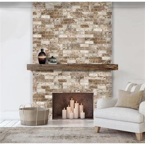 Florida Tile Home Collection White Washed Brick In X In