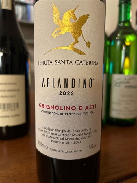 2022 Tenuta Santa Caterina Grignolino D Asti Arlandino Italy Piedmont