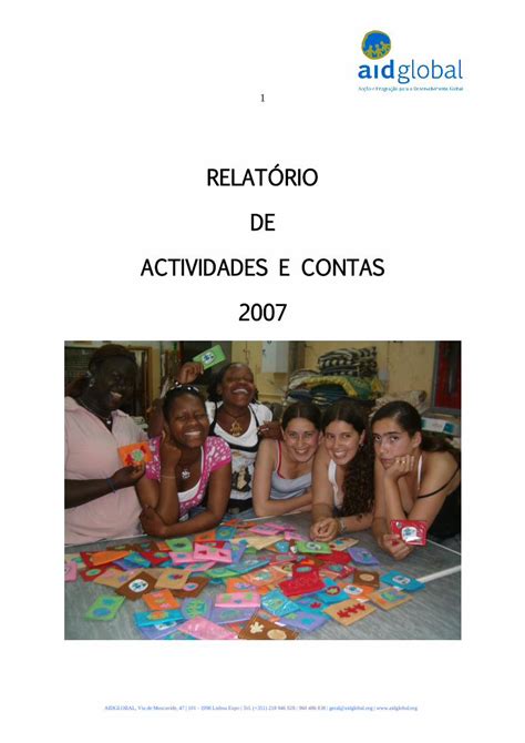 Pdf Relat Rio De Actividades E Contas Dokumen Tips