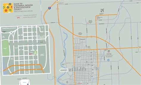 Maps And Guides For Getting Around Columbus Indiana