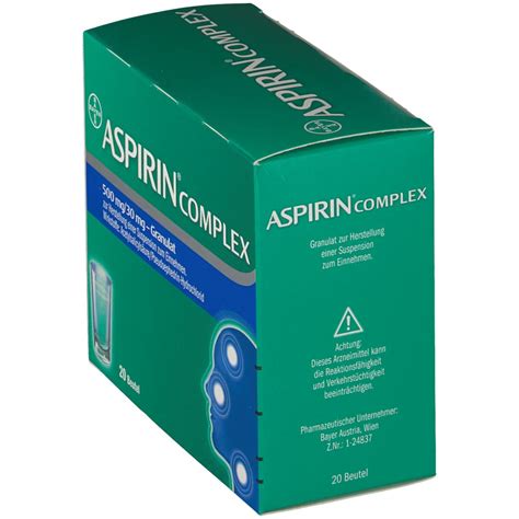 Aspirin Complex Mg Mg St Shop Apotheke At