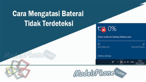 Begini Cara Mengatasi Baterai Tidak Terdeteksi Silang Pada Laptop