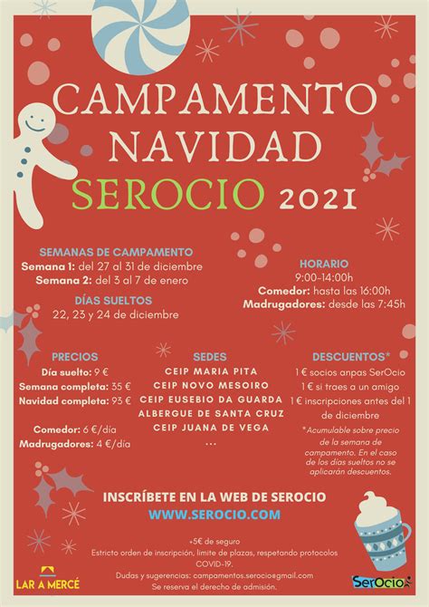 Reserva Plaza Campamentos Navidad Serocio 2021 Serocio