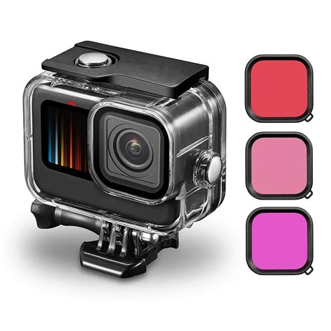 Coque De Protection Pour Gopro Hero M Tanche Noire