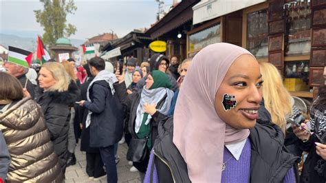 Drugi skup u Sarajevu u znak podrške palestinskom narodu Građani