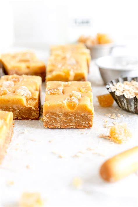 Oaty Ginger Crunch Ginger Slice Cloudy Kitchen