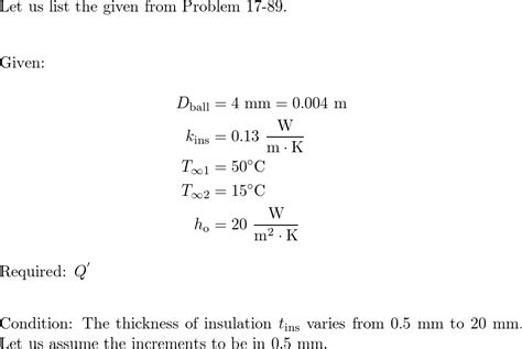 Fundamentals Of Thermal Fluid Sciences 9780073380209 Exercise 90