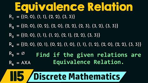 Equivalence Relation YouTube